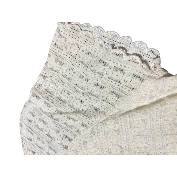 H&M Women’s Lace Mini Dress S – Cottagecore Clean Girl Light Academia Fall Fit - Picture 5 of 8